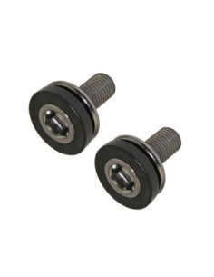 Cotterless Bolt M8x1.0x15mm Cap Black/Chrome.